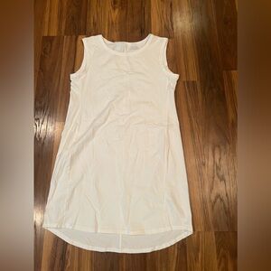 Eileen Fisher cotton stretch jersey dress medium